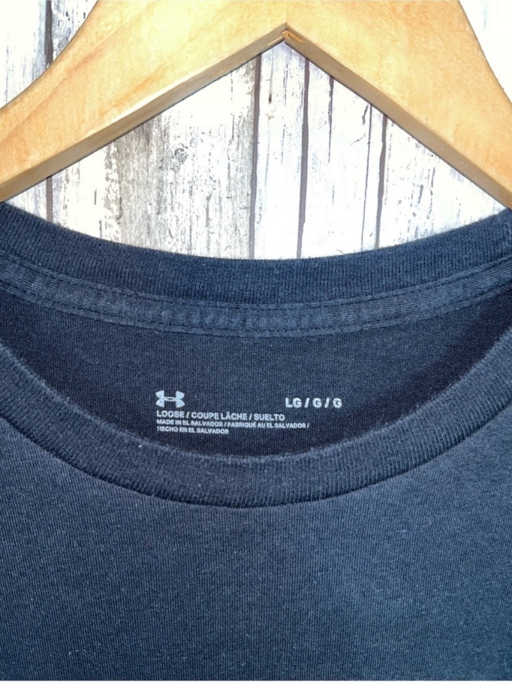 Under Armour Freedom USA Graphic T-Shirt Large Black Patriotic Flag Tee - Picture 5 of 5